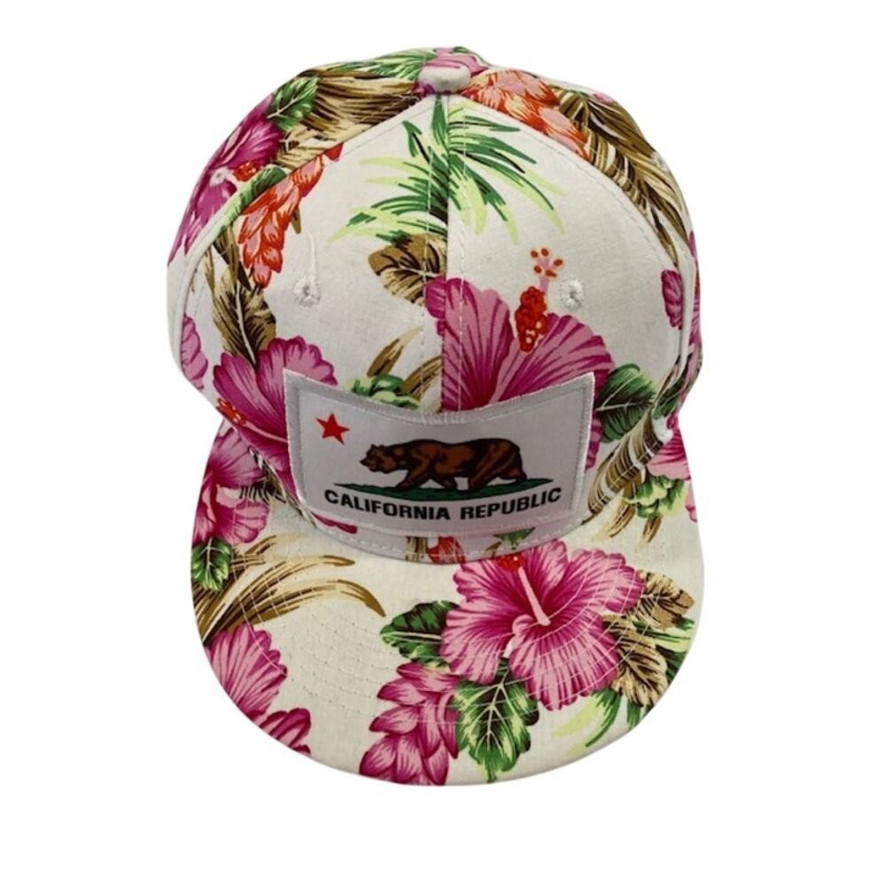 Unbranded California Republic Hawaiian Tropical print hat. - Picture 2 of 4